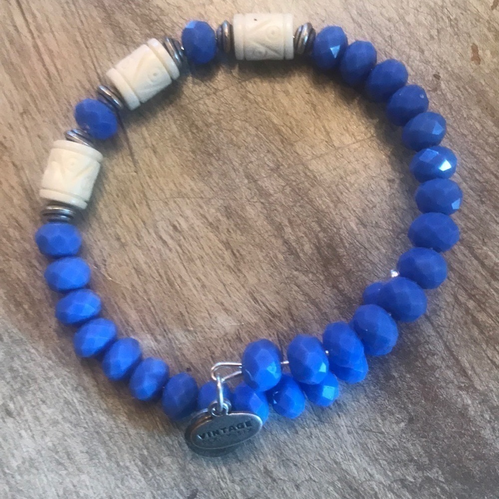 Alex & Ani Deep Sea Wrap Blue​​​​​​​​​ - Picture 2 of 3